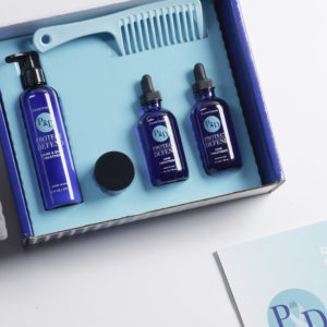 open box showing chemo care kit wellness products